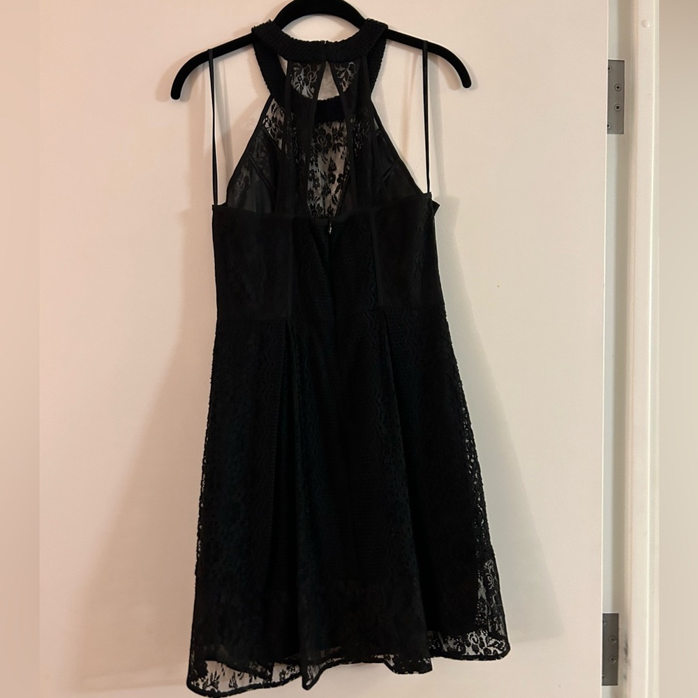 BGBGeneration black lace mini dress